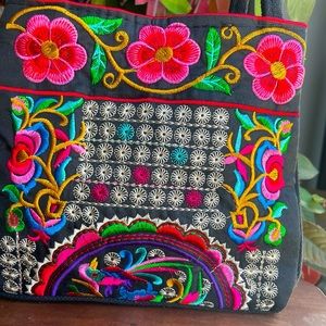 ❤️  Vintage Adorable Tapestry’s mini purse BoHo Embroidery unique design